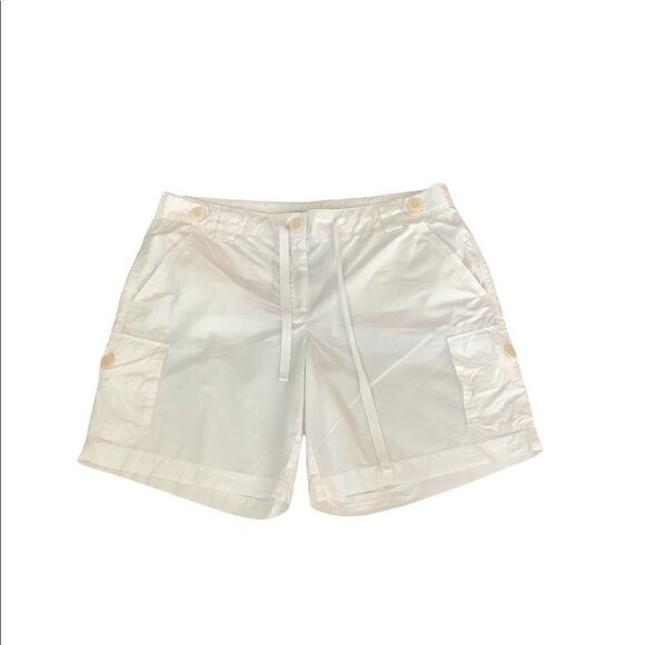 J Crew Shorts in White Size 6 - Picture 1 of 4